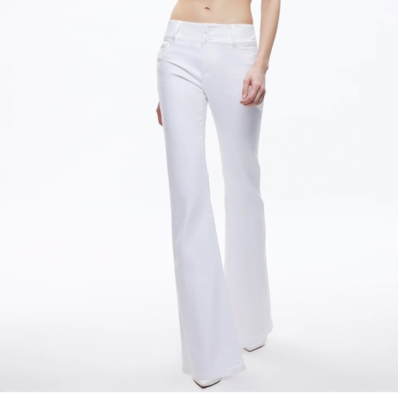 Alice + Olivia Denim - Alice and Olivia Stacey low rise jeans